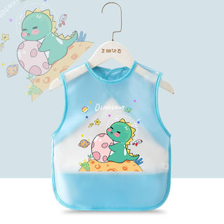 Yếm Ăn Cho Bé Chống Thấm Nước Mùa Hè Trẻ Em Quần Áo Chống Bẩn Nam Nữ Trẻ Em Không Tay Túi Cơm Cho Bé Quần Áo Bảo Vệ 4.3
