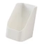 Thùng đựng mỹ phẩm CHEESELY, Hộp đựng cọ trang điểm màu trắng PP, Tổ chức tại nhà Hình dạng hình thang Tiết kiệm không gian Bàn trang điểm đa năng
