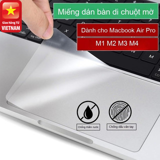 Matte TrackPad Phụ Kiện Phim Cho Macbook Air NEO 13,6 / 15,3 M4 M3 M2 A3240 A2681 A2941 Vỏ Chống Trầy Xước Pro 13 14 15 16inch Miếng Dán Da Laptop