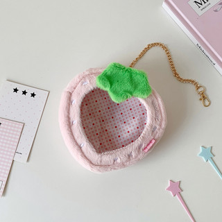 Quyến rũ itabag nữ PVC trong suốt hình quả táo dễ thương