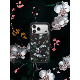 CASECASE X SHANGHCHENGSHI Full Blossom Vỏ Điện Thoại Máy Ảnh Màu Trắng Vòng Phiên Bản Mờ Đen Cứng Hút Từ Tính Tác Động Dành Cho Apple IPhone 13 14 15 16 17 Pro Max Air Plus