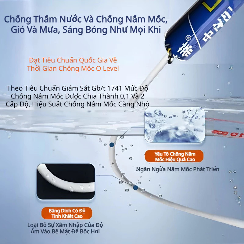 Keo Silicone Trung Tính Chống Thấm - Độ Kết Dính Cao, Độ Bền Vượt Trội, Dùng Cho Công Trình & Sửa Chữa Nhà