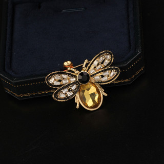 Hộp quà PE | Little Bee Crystal Trâm Cài Cao Cấp Phù Hợp Với Corsage Chống chói Khăn Lụa Khóa