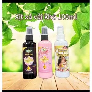 Combo 5 chai /4 chai/ 3 chai xịt xả vải khô Hygiene Sacom 100ml lưu hương chống ẩm mốc trên quần áo