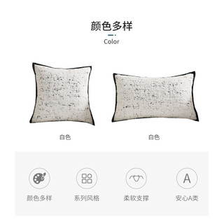 Hàng sẵn có 45x45cm Kiểu kem kiểu Pháp Gối nhẹ sang trọng Ngôi sao cao cấp Jacquard Sang trọng Túi mềm Đệm thắt lưng Gối Sofa Vỏ gối Cảm giác cao cấp 01