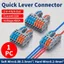 Đầu nối dây EDIWANY, Khối đầu cuối nhanh CMK 422 đa năng, Khối đầu cuối gia đình đòn bẩy 2 trong 4 / 6 / 8 Out