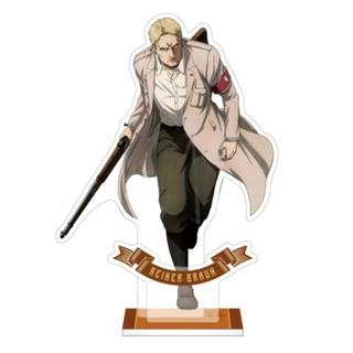 Mô hình Standee Attack on Titan Erwin Hange LEvi Eren Army Mikasa Jean Sasha 15 Phụ kiện trang trí để bàn góc học tập