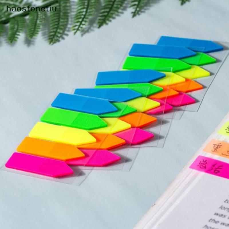 NS 100 Tờ Hình Mũi Tên Giấy Huỳnh Quang Tự Dính Miếng Lót Stiy Notes NS