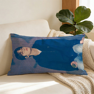 Thành viên SEVENTEEN, Jeon Wonwoo, Vỏ gối hình chữ nhật bằng Polyester in một mặt, Trang trí nội thất (Không bao gồm chèn gối).