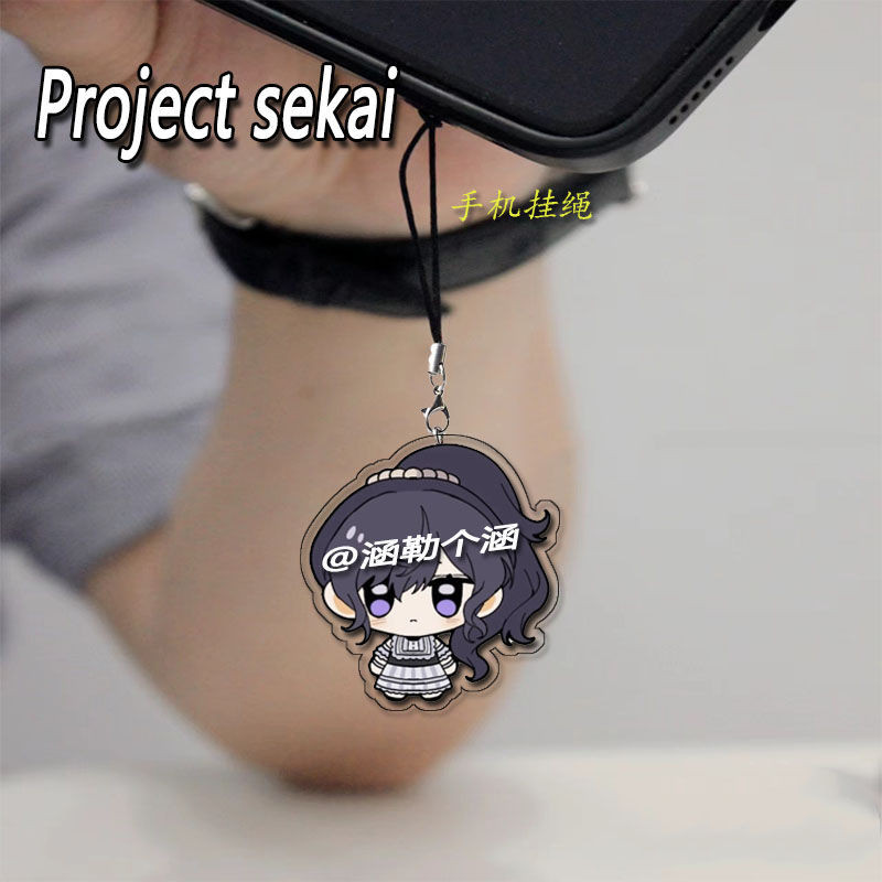 Project Sekai for Mobile Phone Strap Anime Asahina Mafuyu Yoisaki Kanade Lanyard for IPhone Kawaii Mobile Phone