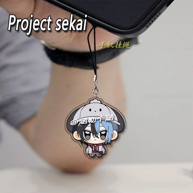 Project Sekai for Mobile Phone Strap Anime Asahina Mafuyu Yoisaki Kanade Lanyard for IPhone Kawaii Mobile Phone