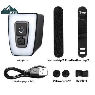 Đèn pin xe đạp sạc USB, chống nước IP65, gắn sau/mũ bảo hiểm, cảnh báo/đèn hậu, đèn flash thể thao