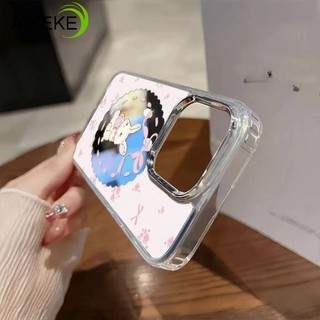 Ốp Điện Thoại Gương Rỗng Thỏ Nơ Dễ Thương Cho Google Pixel 10 Pro XL 9 Pro XL 9A 8 Pro 8A 7 Pro 7A 6A 5 XL 5A 4 4A 3A XL 4G 5G Phim Hoạt Hình Sang Trọng Vỏ Mềm