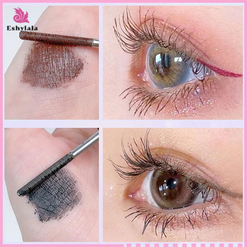 Mascara Lash sắt kim loại Eshylala, chống thấm nước & chống nhòe cho mi uốn dài [MỚI]