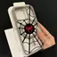Black Web Red Spider cho iPhone 17AIR16plus 1514 trường hợp điện thoại 13PRO bùng nổ 12