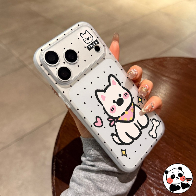 Ốp điện thoại mờ Tây Nguyên dễ thương cho OPPO Reno 15 Pro Max Mini 15C 14 13 11 10 9 8 8T 6 5 Pro Plus Pro + 5G 4G Vỏ điện thoại mềm hình chó con hoạt hình