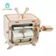 Bộ mô hình máy hoạt hình quay tay gamchiano DIY, Dự án xây dựng bằng gỗ, Dự án giảng dạy tại nhà, Viện trợ