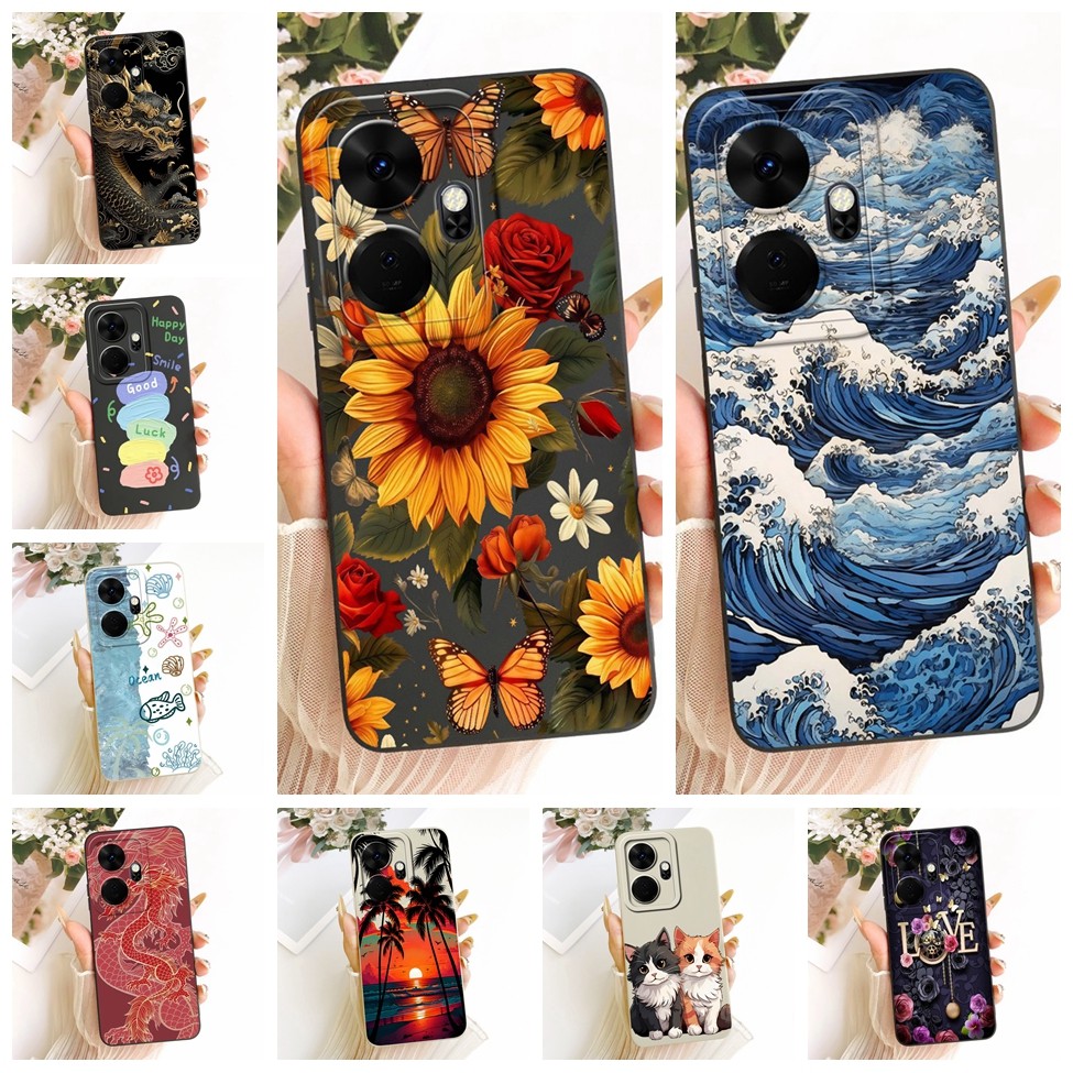 Ốp lưng ITEL P55 Plus Thời trang sang trọng Cool Kawaii Vỏ Silicon sơn dễ thương ITEL P55 + PL63LN P663L