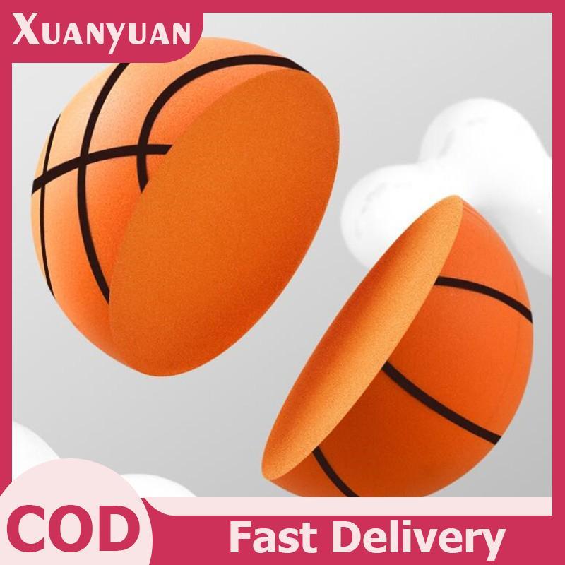 Xuân 18/21/24cm - Bóng Rổ Mini Im Lặng Có Vòng, Độ Bền Cao, Quà Tặng Lý Tưởng Cho Trẻ Em VN
