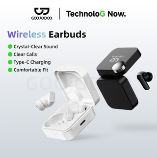 Tai nghe không dây GOOJODOQ Bluetooth 5.3, kết nối ổn định, điều khiển phát nhạc và trả lời cuộc gọi, thời lượng pin dài