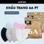 Khẩu trang 6A PT 4 lớp kháng khuẩn mẫu rộng che kín mặt