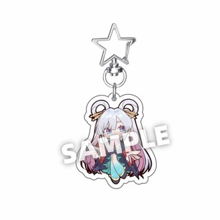 Móc khóa hoạt hình vũ trụ công chúa kaguya Móc chìa khóa xe hơi Mặt dây chuyền Acrylic yachiyo rusm