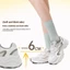 361° Giày thể thao nữ hè mới lưới thoáng khí tăng chiều cao giày bố thể thao casual 682536773