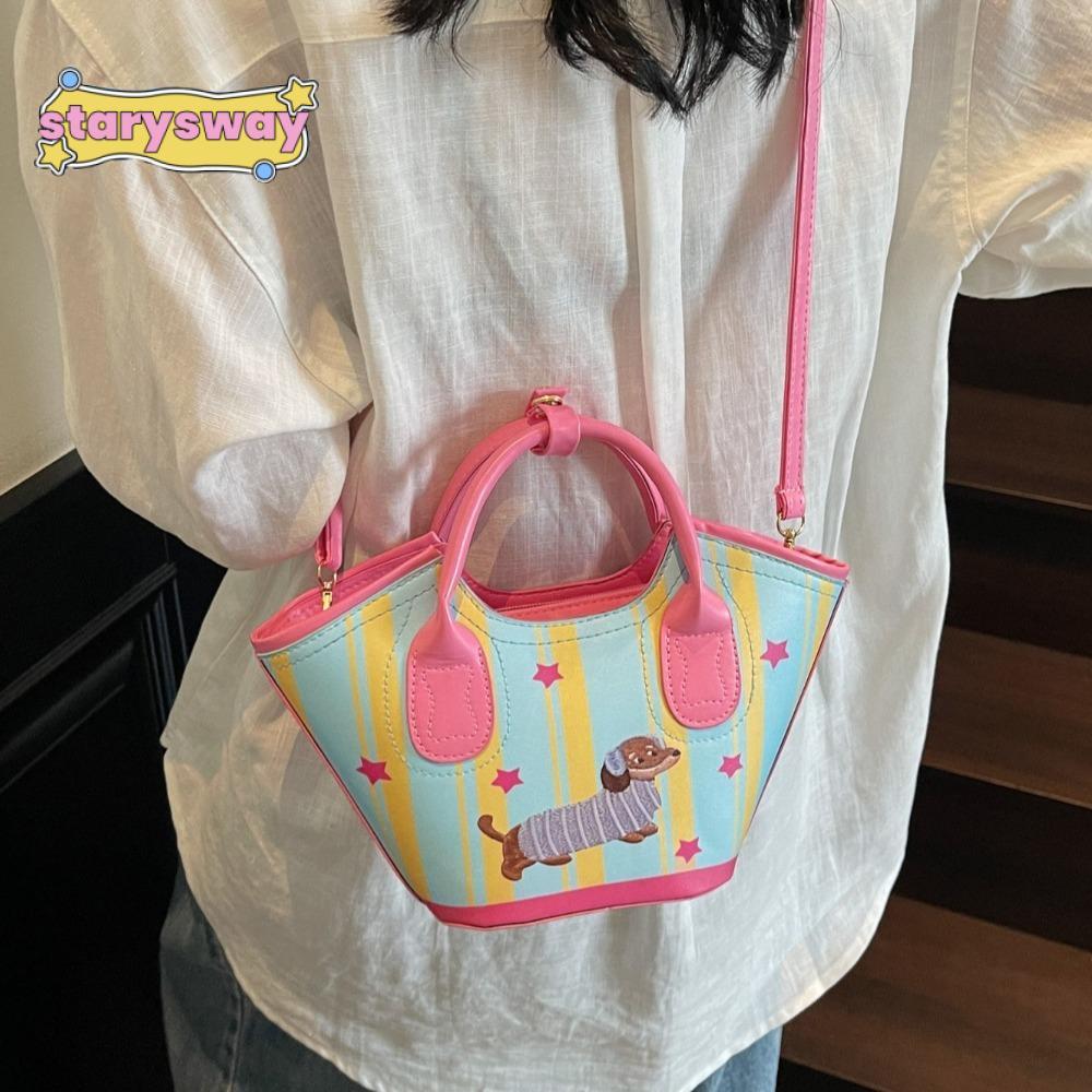 Túi đeo vai STARYSWAY, Túi đeo chéo thông thường dung tích lớn, Túi xách nữ hoạt hình dễ thương thời trang