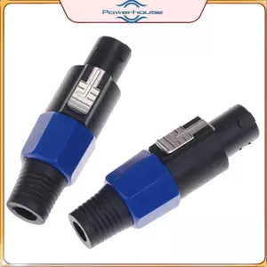 POWER 2pc Speakon Male Plug Loa 4 cực Đầu nối cáp âm thanh.