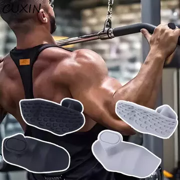 CUXIN 1 Cặp Bảo Vệ Lòng Bàn Tay Thể Dục, Bảo Vệ Lòng Bàn Tay Cử Tạ Chống Trơn Trượt Công Thái Học, Máy Tập Ngón Tay Silicon Co Giãn Hình Tổ Ong Tập Thể Dục Tay Đai Điện Cử Tạ