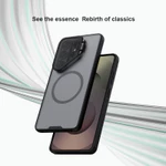 Nillkin TPU + PC Vỏ Điện Thoại Kim Loại Cho Samsung Galaxy S26 Ultra Twill Họa Tiết Ống Kính Máy Ảnh Đứng MagSafe Từ Chống Sốc — ảnh 2