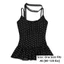 EBINLANDS Camisole Tank, Nơ Cổ Chữ V Camisole Slim-fit, Ren Khăn Chấm Bi Ruy Băng Áo Vest Top
