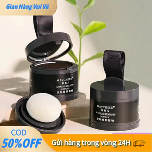 【48h】Bột che khuyết điểm tóc nhiều màu, phù hợp với các màu tóc khác nhau, chỉ cần chấm lên vùng da đầu cần che phủ.