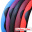 Vỏ vô lăng ô tô bằng da bằng sợi Carbon PU không có vòng trong Thích hợp cho đồ dùng ô tô 14,5-15 inch
