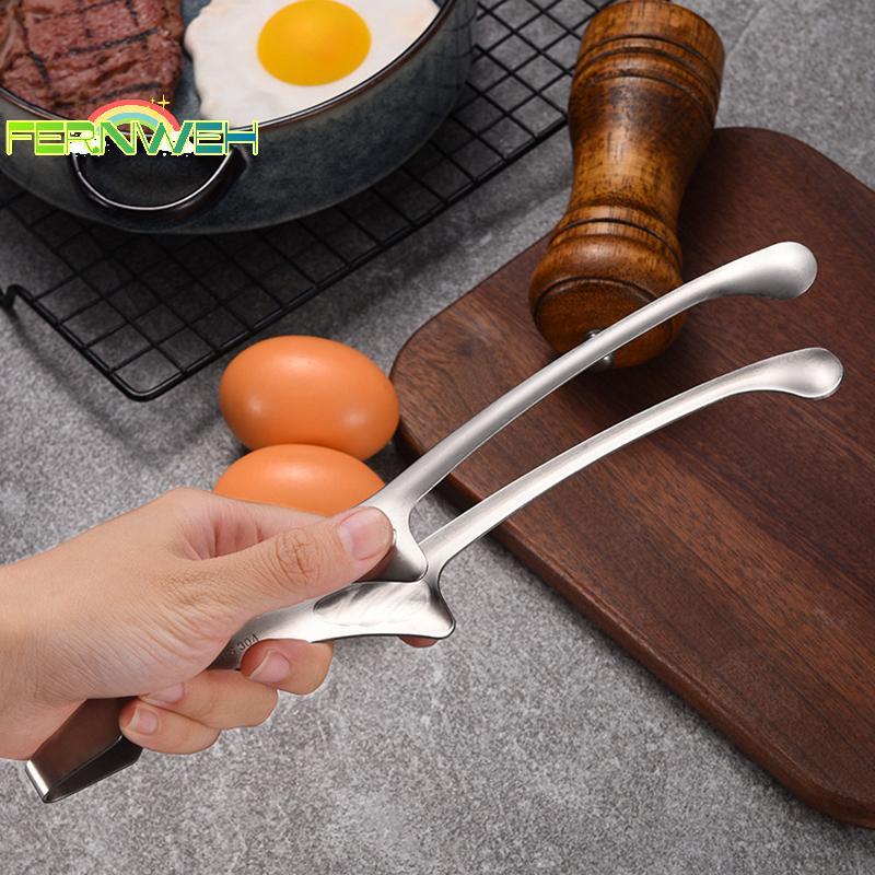 Fernweh Kẹp thịt nướng nhọn thép không gỉ phong cách Hàn Quốc, dùng cho thực phẩm/bánh mì/bít tết, nhà hàng khách sạn