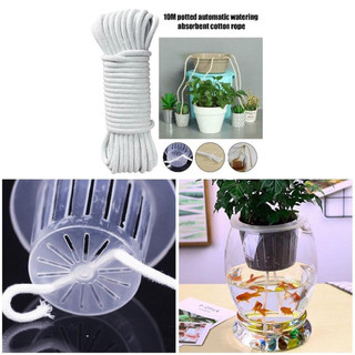 Dây bông tự nhiên 10m Chất liệu cotton dài có thể điều chỉnh Thích hợp cho tất cả các loại cây trong nhà