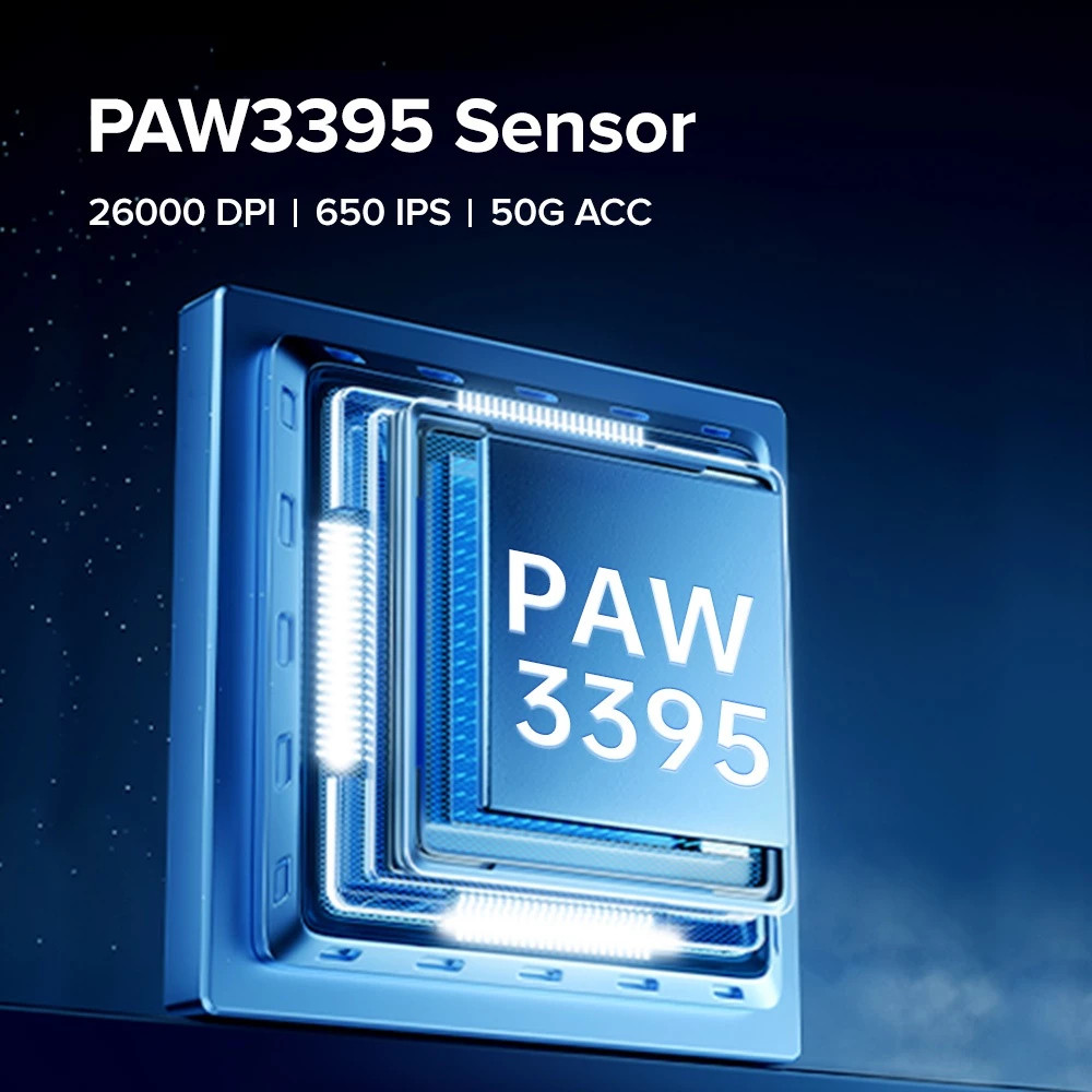 ( NEW- SALE )Chuột  Gaming Delux M500 PRO PAW3395 MAX 26000 DPI Đế sạc RGB |3 mode kết nối | BigBuy360 - bigbuy360.vn