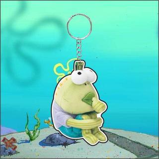 Beikini eBotteom Budsdies Keychain Resin Ganci Spongebob Resin Gantungan Kunci Custom Free Desain Ganci Aesthetic - Cool