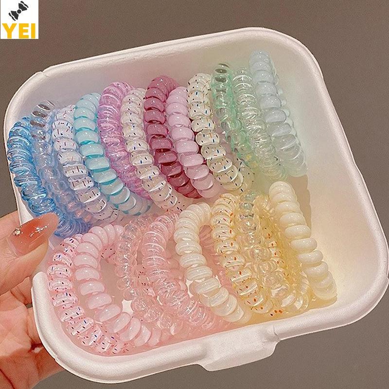 Dây buộc tóc chấm bi dừa nho, chất lượng cao Hàn Quốc - Tươi mới và đa năng