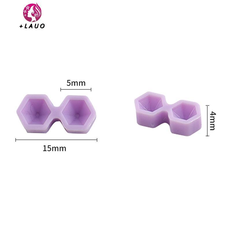 Springevenstar 200 Chiếc Nối Mi Kim Cương Keo Trì hoãn Cốc Hình Xăm Dính Sắc Tố Giữ Ghép Lông Mi Giữ Khay Dụng Cụ Springevenstar