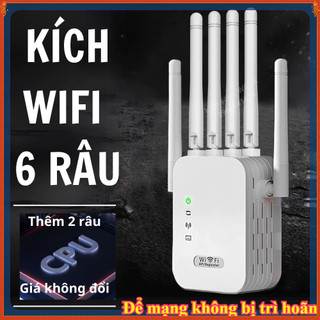 2026 Kích sóng wifi 6 râu tốc độ cao 300Mbs, không dây. Kích sóng yếu thành sóng khỏe giảm giật lag mất sóng