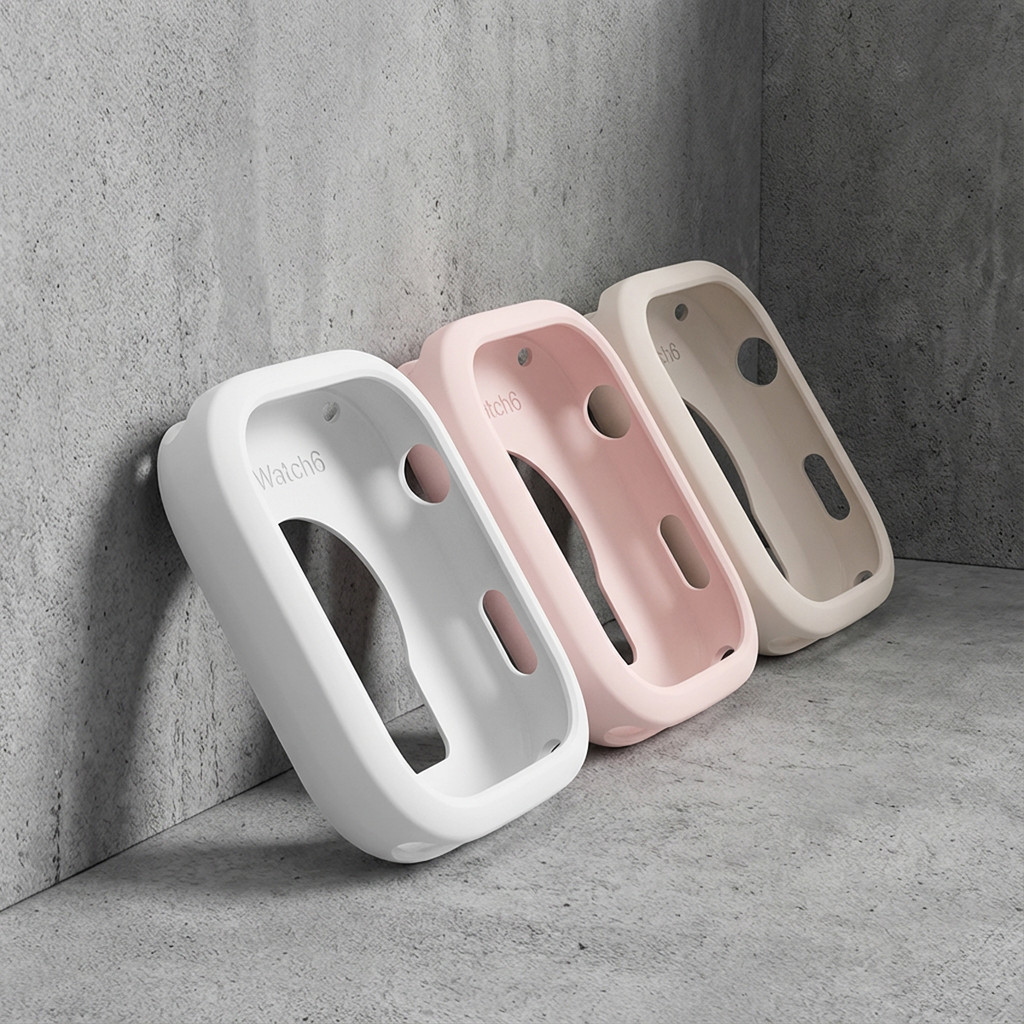 Ốp lưng silicon mềm cho Redmi Watch 6 vỏ bảo vệ vỏ rỗng phụ kiện bảo hiểm