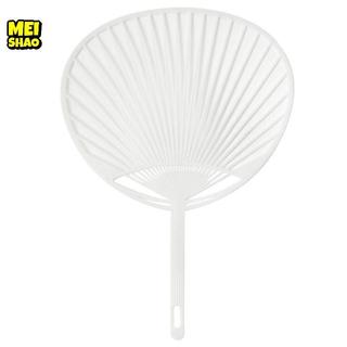 MeiShao 10 Mảnh Nhựa Trắng Sáng Tạo Bền Nhật Bản Quạt Sasuke DIY Bộ Quạt Khung Cho Hàng Thủ Công Quạt Tay Làm Đẹp