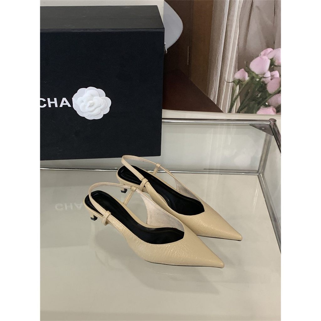 Dép KD Dây đeo lưng nữ Giày sandal khí chất cao gót phù hợp