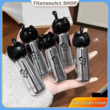 LUCKGO Son Lì Lâu Trôi, Chống Nước, Chiết Xuất Thực Vật, Không Lem, Chống Mồ Hôi, Làm đẹp Tự Nhiên, Son Tint Dưỡng ẩm, Bóng Mượt, độ Lên Màu Cao, Thuần Chay [titansouls1]