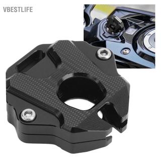 VBESTLIFE Vỏ chìa khóa xe máy Tbest CNC Kim loại nguyên khối kiểu dáng thời trang Thay thế phù hợp cho CB650R CBR650R 2020+ Vỏ bảo vệ bền (Đen)
