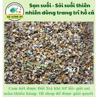 - .. Sạn Suối sạch - Sỏi suối thiên nhiên Trải Nền Trang Trí Bể Cá Thuỷ Sinh, Bán Cạn, BIOTOP .