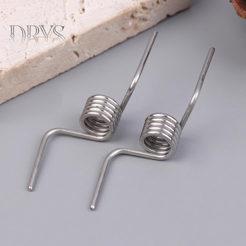 (TFT) 2 Cái / bộ Tủ Lạnh Chia Cửa Bản Lề Phụ Kiện Lò Xo Vách Ngăn Thép Không Gỉ Chắc Chắn Cửa Tủ Lạnh Lò Xo Xoắn MỚI