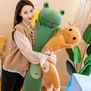 Gối Ôm Gấu Bông Hình Thú Dài 55cm–1m1 Siêu Mềm | Thú Nhồi Bông Cute Ôm Ngủ, Trang Trí Phòng Quà Tặng