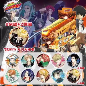 Katekyo Hitman Reborn 75mm Hộp mù Pin Huy hiệu Anime Hàng hóa 10 gói